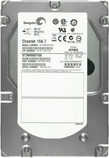 Picture of ST3600057SS - Seagate 600GB 15000RPM SAS 6Gb/s 3.5-in HDD